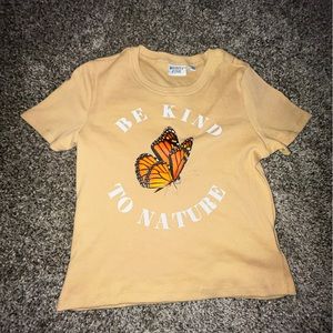 Might Fine yellow t-shirt